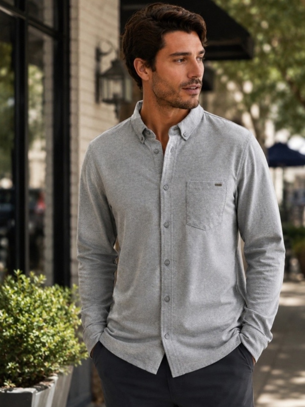 VUORI Long Sleeve Ace Button-Down Shirt